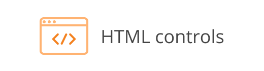 HTML controls